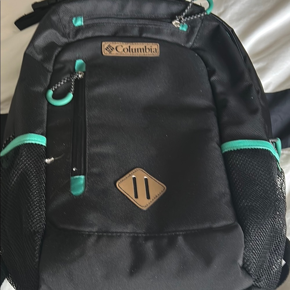 Columbia Black and Teal Men's Backpack